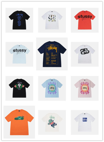 Simple and Playful Basic Printed T-shirt 11 Styles