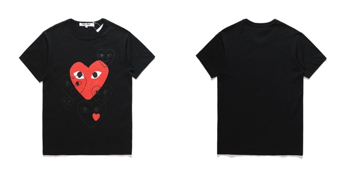 [50% Off]1:1 quality version Love emoticon printed tee 4 colors 23116082