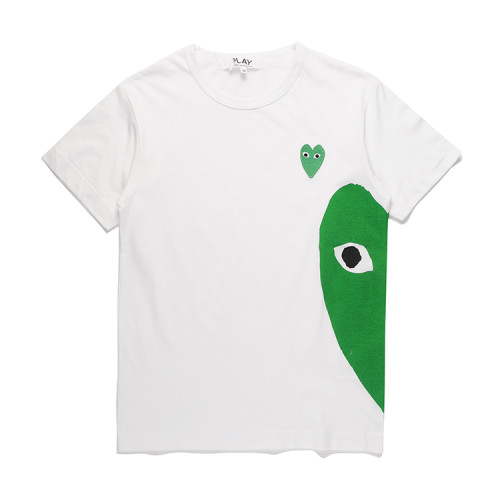   Green Heart Eye Embroidery Tee 2 Styles