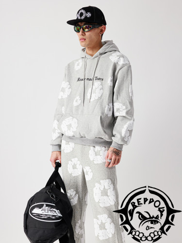 [buy more save more] High Street Foam Kapok Print Hoodie 2 colors
