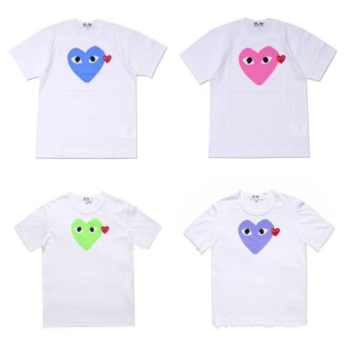 [50% Off]1:1 quality version Colorful Love Print Tee 4 Colors 23057951