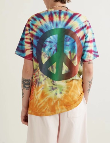 1:1 quality version Aurora tie-dye tee
