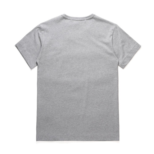   Red Heart Embroidered Grey Tee