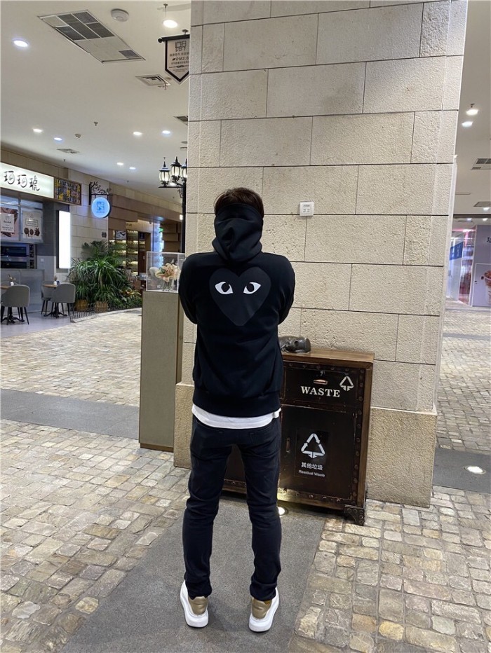 [buy more save more]  Big black logo hoodie