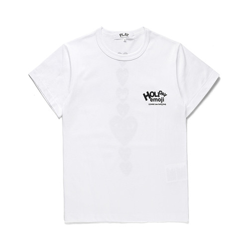   Black Heart Vertical Row at Back Tee