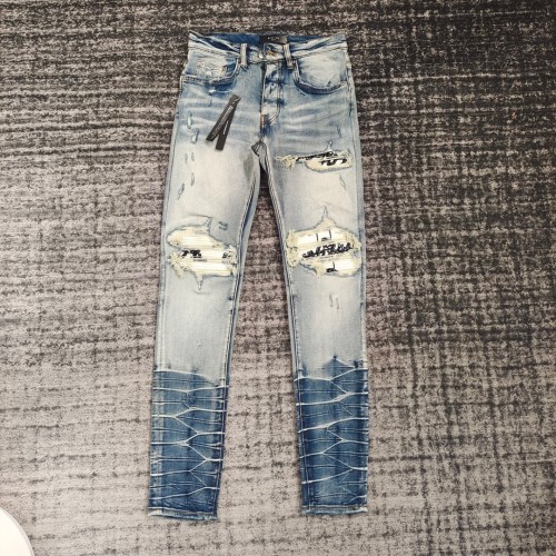 [buy more save more] 1:1 quality version Patched Alphabet Jeans