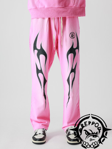 Leggings Black Alien Print Casual