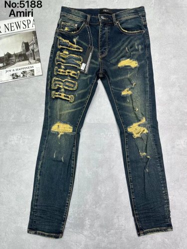 1:1 quality version Raw Edge Logo Slim Fit Jeans