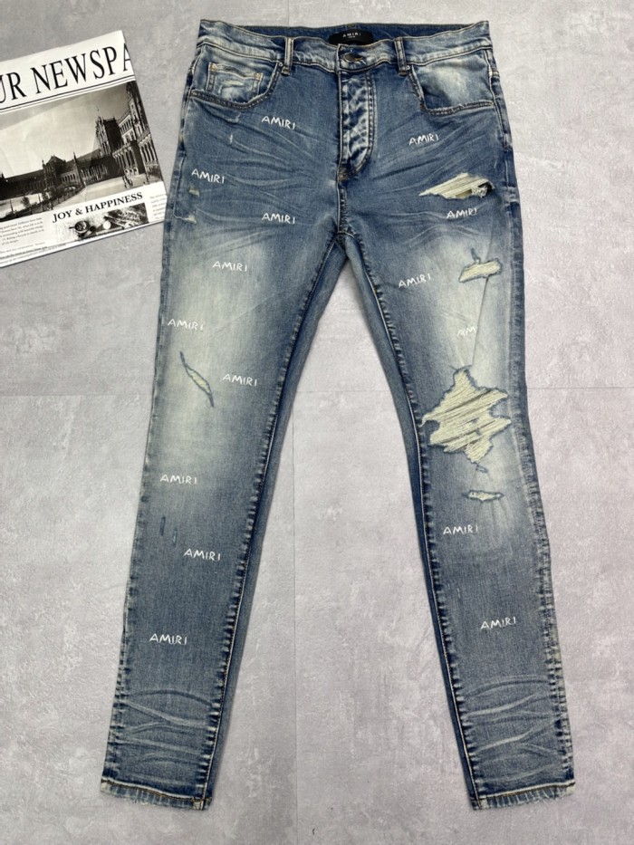 [buy more save more] 1:1 quality version Sporadic Embroidered Logo Jeans 2 colors 25043484