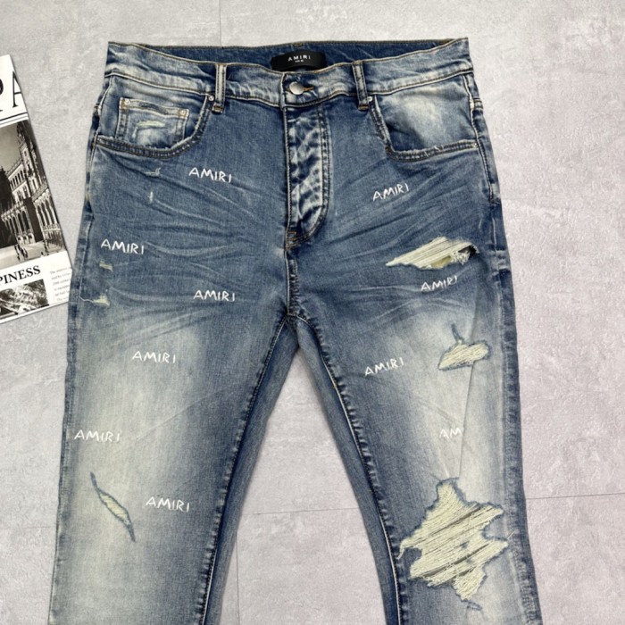 [buy more save more] 1:1 quality version Sporadic Embroidered Logo Jeans 2 colors 25043484