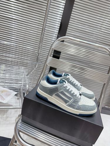 1:1 quality version Denim Patterned Bone Shoes