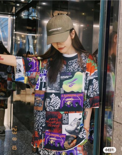 Multi-printed T-shirt