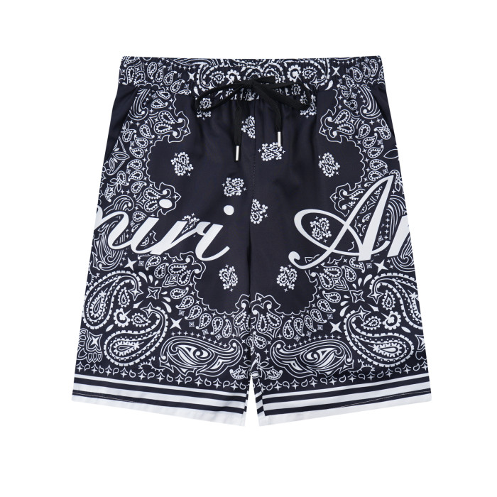 [50% Off]Classic Floral Colorblock Couple's Printed Shorts 2 colors 25049519