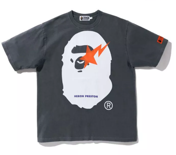 B@pe Her0n Prest0n big logo tee 3 colors