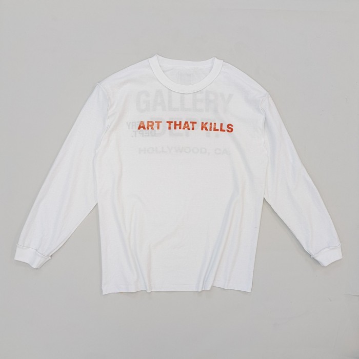 [Big & Tall for weights up to 260 lbs]1:1 quality version Art Killer 2 Sides Wearing Print Long Sleeve tee