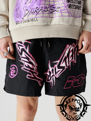 Exaggerated letter shorts