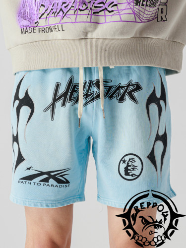 [buy more save more]  1:1 quality version Flame letter printed shorts