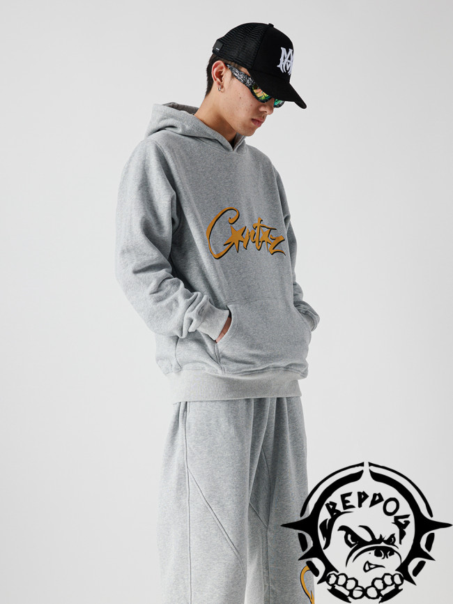 [50% Off]Straw Alphabet Printed Hooded Sweatshirt 3 colors 25149931