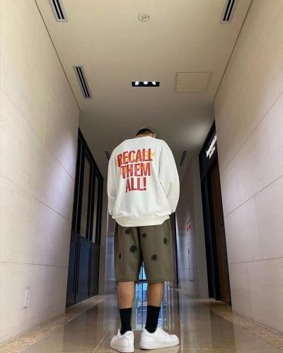 1:1 quality version Claw Print Crew Neck Sweatshirt