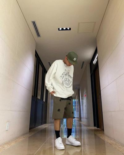 1:1 quality version Claw Print Crew Neck Sweatshirt