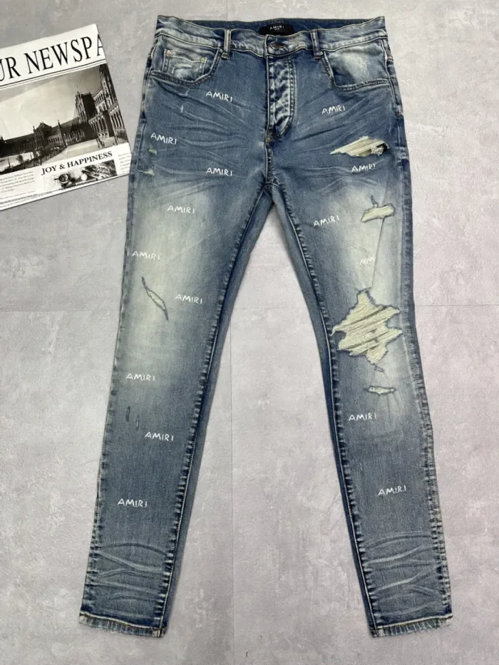 [buy more save more] 1:1 quality version Sporadic Embroidered Logo Jeans 2 colors 25043484