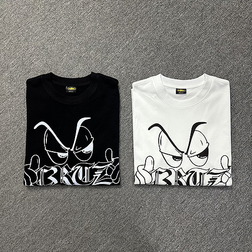 [50% Off]Anime Glasses Printed tee 2 colors 25158592
