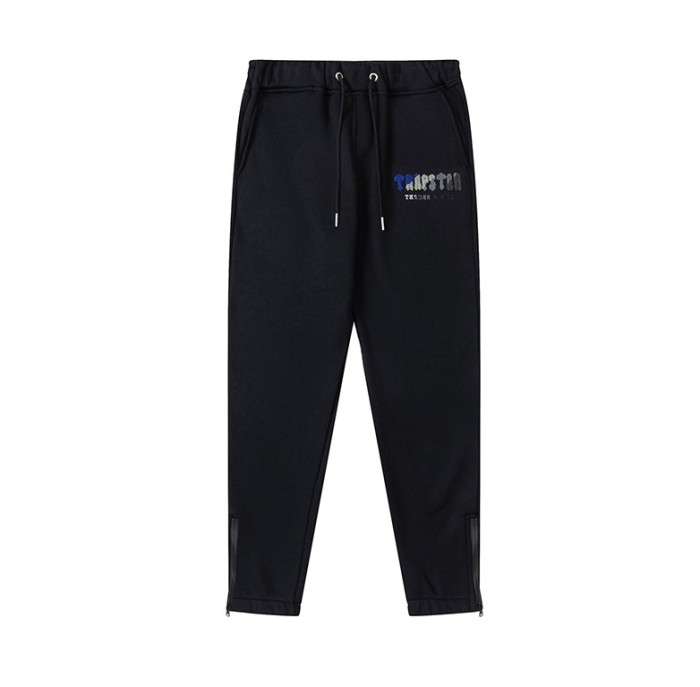[50% Off]Blue White Gray Towel Embroidered Relaxed Sweatpants 2 colors 25165069