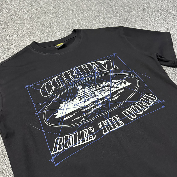 [50% Off]Line Logo Embroidery tee 2 colors