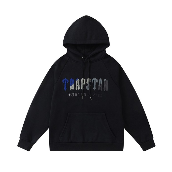 Towel Embroidered Blue White Gray Hoodie 2 colors