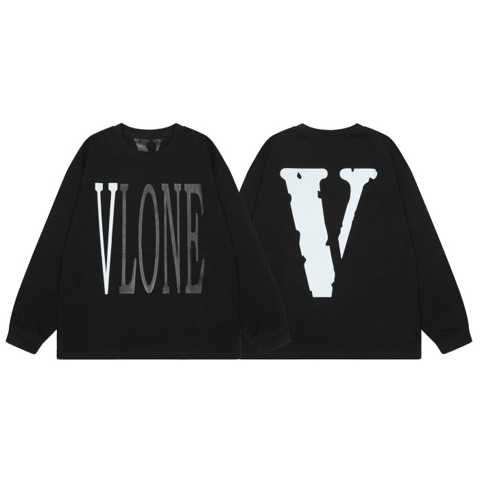Big V Letter Heavyweight Long Sleeve T-Shirt 22 colors