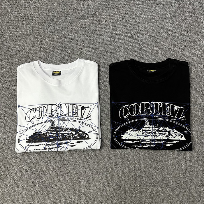 [50% Off]Line Logo Embroidery tee 2 colors