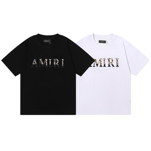 Leopard Letter Print tee 2 colors