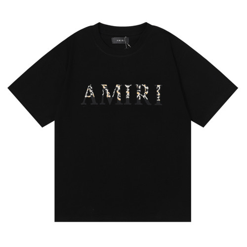 Leopard Letter Print tee 2 colors
