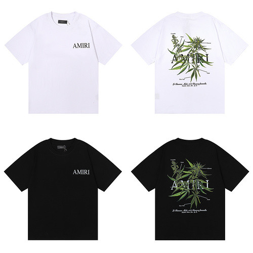 Green Leaf Print tee 2 colors