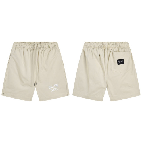 Elasticized drawstring shorts