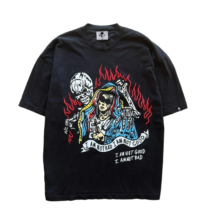 [50% Off]Tide loose T-shirt big size printing tee 25 colors 25169414