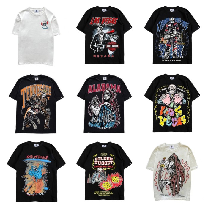 [50% Off]Tide loose T-shirt big size printing tee 25 colors 25169414