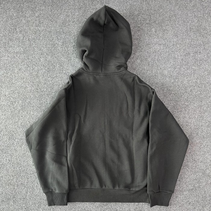 1:1 quality version Black And White Monogrammed Towel Embroidered Zipper hoodie