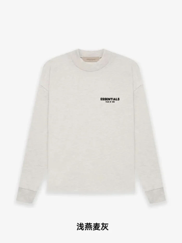 [Big & Tall for weights up to 220 lbs]1:1 quality version Black Flocking Letter Print long-sleeve T-shirt