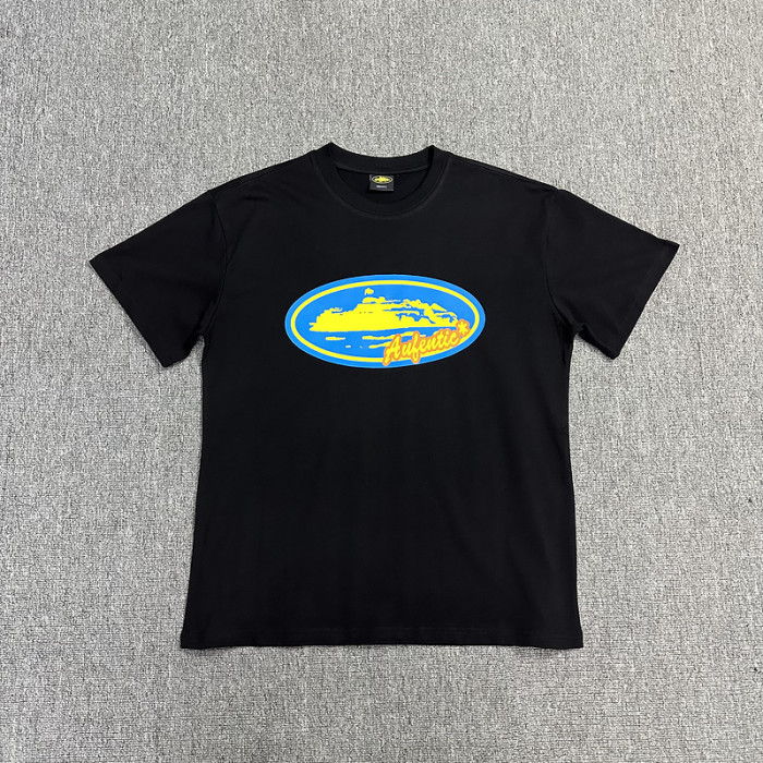 [buy more save more] Multicolor Mysterious Island Emblem Print tee 3 colors