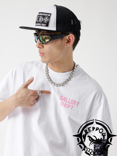Bold Printed Short Sleeve Small Lettering on Front Bold Printed on Back 4 colors