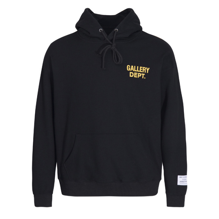   Classic Red and Yellow Label Print Hoodie 3 colors
