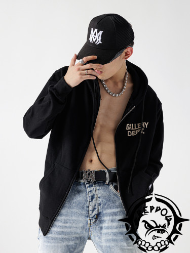 Featured Reversible Letter Print Hoodie 3 colors