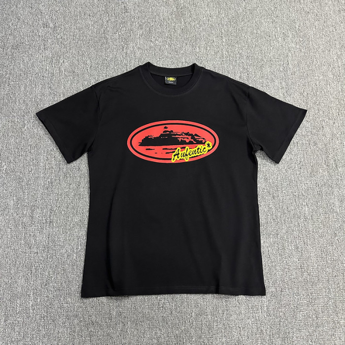 [buy more save more] Multicolor Mysterious Island Emblem Print tee 3 colors