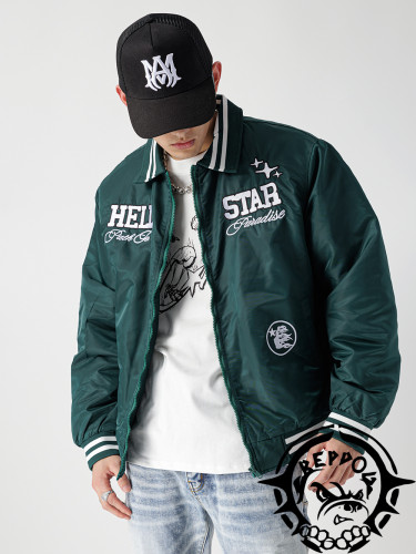 [buy more save more]1:1 quality version Embroidered Jesus Head Tilted Up in Contemplation Jacket 2 colors