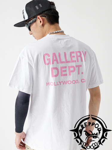 Bold Printed Short Sleeve Small Lettering on Front Bold Printed on Back 4 colors