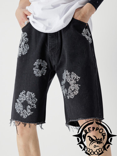 1:1 quality version Kapok Studded Denim Half Pants 2 colors
