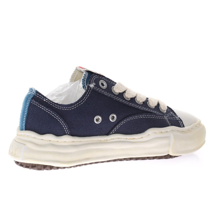 Canvas Denim Dark Blue Oxide White Shoes