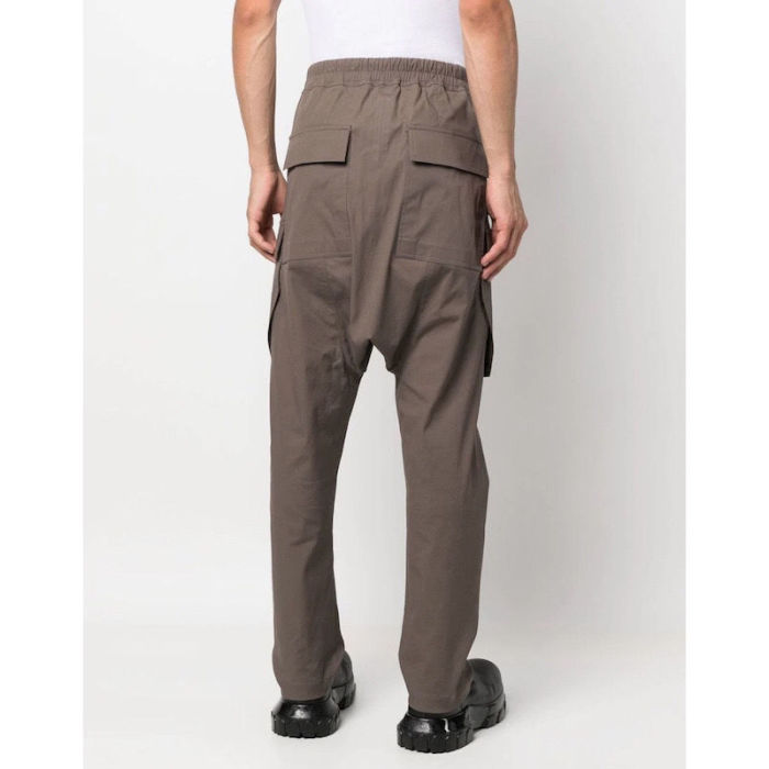[50% Off]Rick Owens 1:1 quality version Trendy large pocket knit work pants 3 colors 25041655