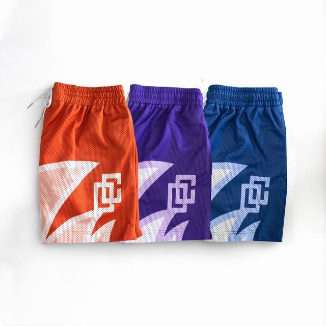  Small Logo Flame Shorts 6 colors